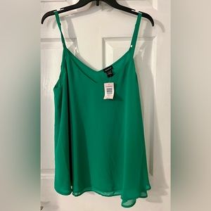 NWT green tank size 1 Torrid